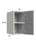 Euro Grey 12x22-5/8x24 Wall Cabinet