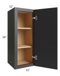 Vienna Black 12x30 Wall Cabinet