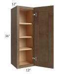 Midtown Mocha Shaker 12x36 Wall Cabinet