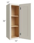 Asheville Cloud Shaker 12x36 Wall Cabinet