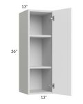 Milan White Matte 12x36 Wall Cabinet