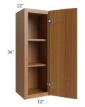 Portland Walnut 12x36 Wall Cabinet