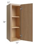 Township Rift Oak 12x36 Wall Cabinet