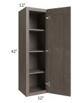 Natural Grey Shaker 12x42 Wall Cabinet