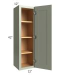 Midtown Pistachio Green Shaker 12x42 Wall Cabinet