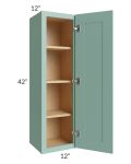 Midtown Mint Green Shaker 12x42 Wall Cabinet