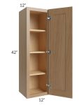 Asheville Rift Oak Shaker 12x42 Wall Cabinet