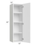 Venetian White Matte 12x42 Wall Cabinet