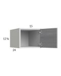 Euro Grey 15x12-5/8x24 Wall Cabinet