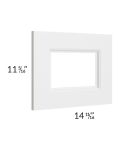 Providence White 15x12 Glass Door Only with Glass Included