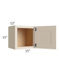 Midtown Cream Shaker 15x15 Wall Cabinet