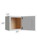 Imperial Painted Grey 15x15 Wall Cabinet