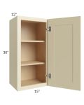 Casselton Ivory 15x30 Wall Cabinet