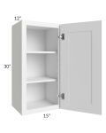 Aspen White Shaker 15x30 Wall Cabinet