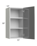 Milan Grey Gloss 15x30 Wall Cabinet
