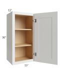 Palisades White 15x30 Wall Cabinet 