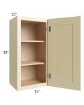 Phoenix Cream Glaze 15x30 Wall Cabinet