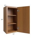 Portland Walnut 15x30 Wall Cabinet