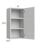 Euro White Grain 15x30-1/4 Wall Cabinet