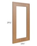 Portland Walnut 15x30 Glass Door Only with Glass Included 