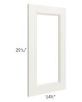 Providence Cream Glaze 15x30 Glass Door Only with Glass Included