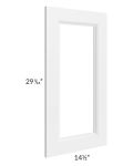 Providence White 15x30 Glass Door Only with Glass Included