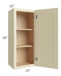 Casselton Ivory 15x36 Wall Cabinet