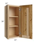 Prairie Shaker 15x36 Wall Cabinet - Out of stock through mid April