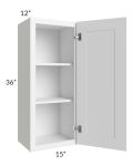 Dakota White 15x36 Wall Cabinet