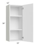 Venetian White Matte 15x36 Wall Cabinet