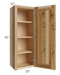 Prairie Shaker 15x42 Wall Cabinet