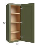 Midtown Hunter Green Shaker 15x42 Wall Cabinet