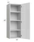 Milan White Gloss 15x42 Wall Cabinet