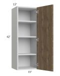 Milan Pecan 15x42 Wall Cabinet