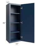 Portland Navy Blue 15x42 Wall Cabinet