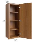 Portland Walnut 15x42 Wall Cabinet
