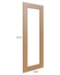 Artisan Walnut Shaker 15x42 Glass Door Only with Glass Included