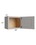 Midtown Light Grey Shaker 18x15 Wall Cabinet