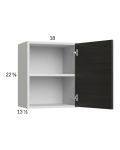 Euro Cafe 18x22-5/8 Wall Cabinet