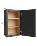 Midtown Black Shaker 18x30 Wall Cabinet