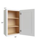 Asheville White Shaker 18x30 Wall Cabinet