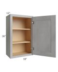 Gramercy Grey Mist 18x30 Wall Cabinet
