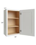 Palisades White 18x30 Wall Cabinet 
