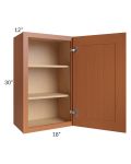 Lexington Cinnamon Glaze 18x30 Wall Cabinet