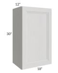 Salem Light Grey 18x30 Wall Cabinet