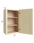 Phoenix Cream Glaze 18x30 Wall Cabinet