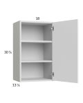 Euro Gloss White 18x30-1/4 Wall Cabinet