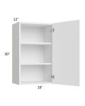 Venetian White Matte 18x30 Wall Cabinet