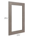 Natural Grey Shaker 18x30 Glass Door Only with Glass Included