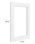 Providence White 18x30 Glass Door Only with Glass Included